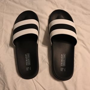 Primark memory foam slides